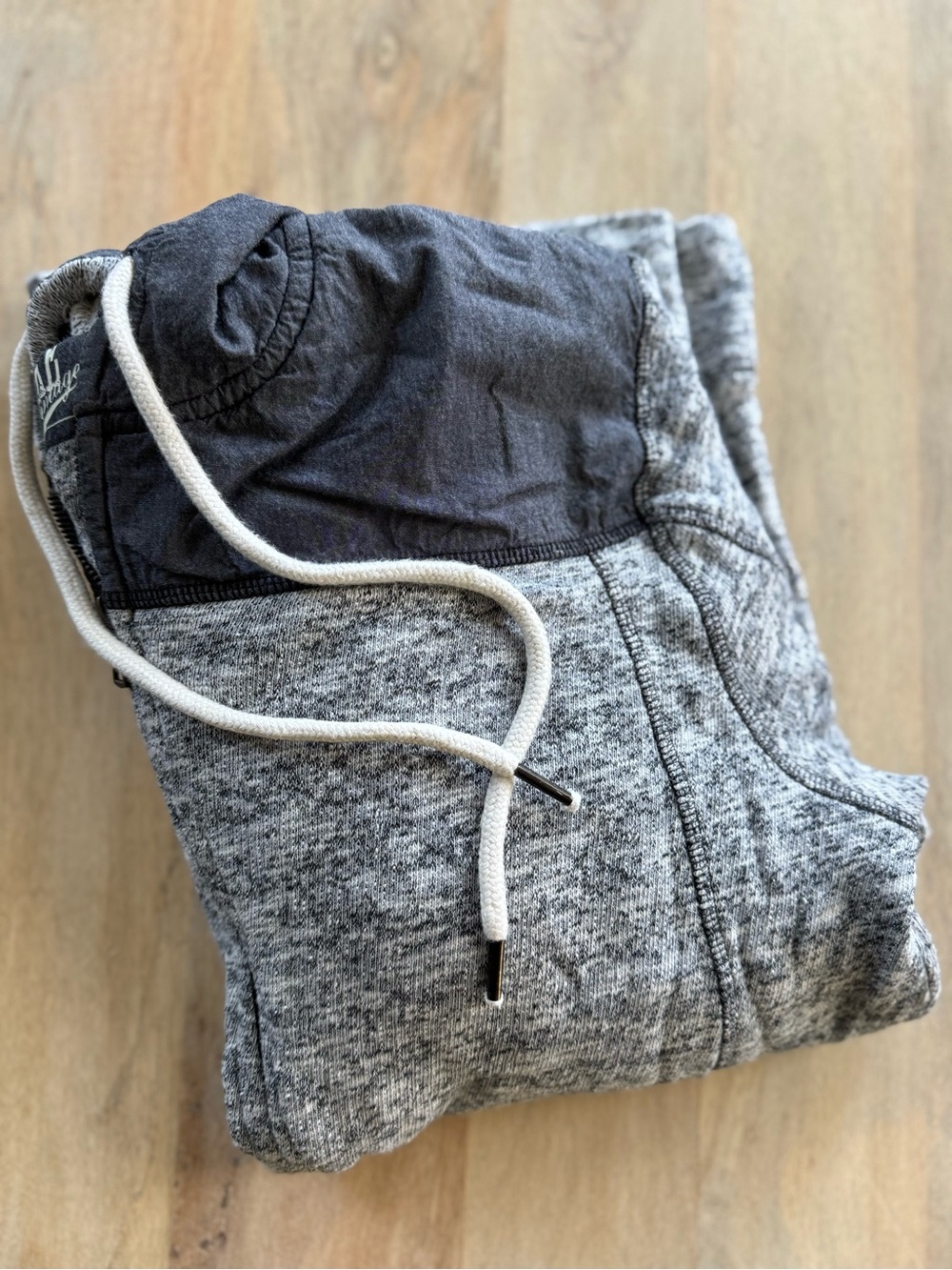 Men's BKE (Buckle) Grey Hooded Zip Jacket